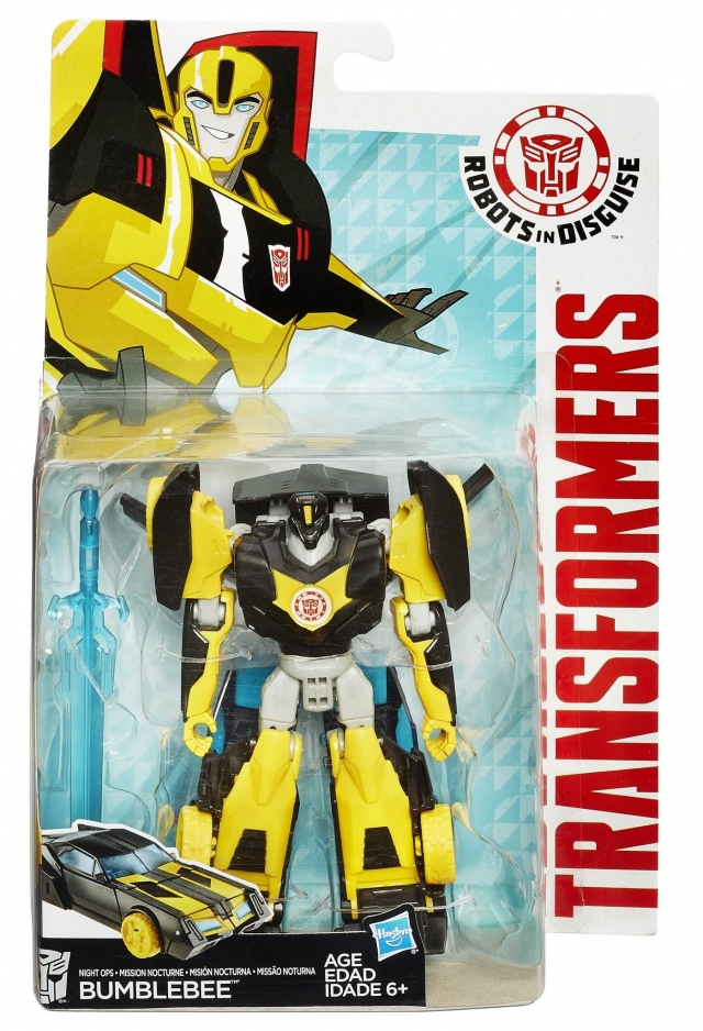 Night Ops Bumblebee Warrior Class | Transformers Robots in Disguise RID