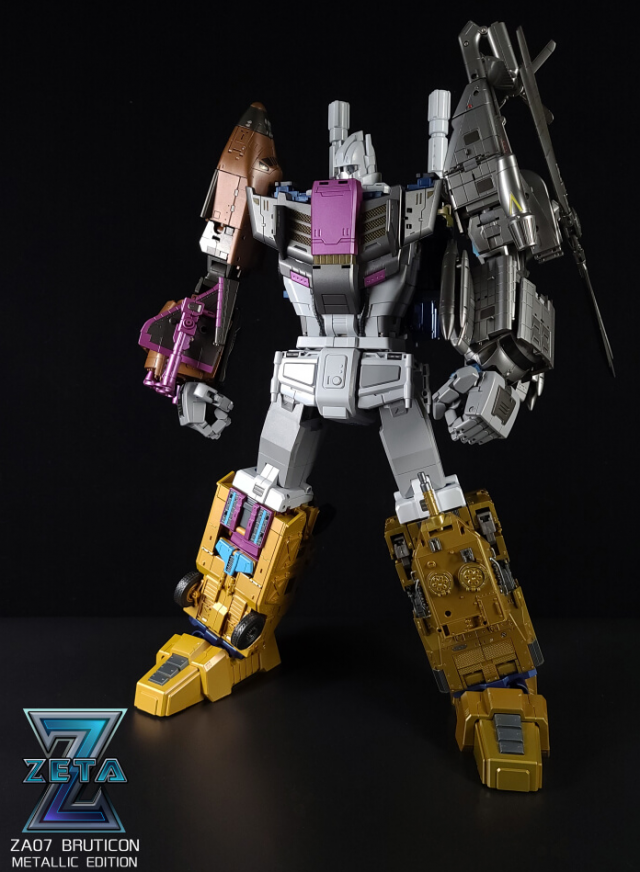 ZA-07 Bruticon Combiner Metallic Edition Set of 5 Figures | Zeta Toys