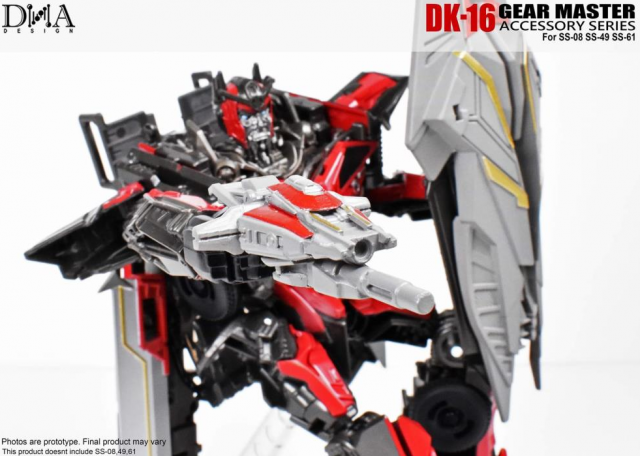DK-16 Upgrade Kit for Transformers Studio Series 08 Blackout 61 Sentinel Prime 49 Bumblebee | Dna Design | Upgrade Kit