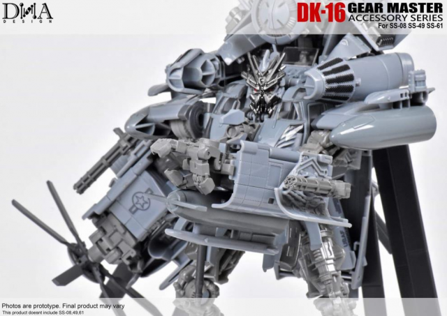 DK-16 Upgrade Kit for Transformers Studio Series 08 Blackout 61 Sentinel Prime 49 Bumblebee | Dna Design | Upgrade Kit