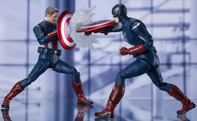 Captain America Cap vs Cap S.H. Figuarts | Bandai Tamashii Nations | Marvel
