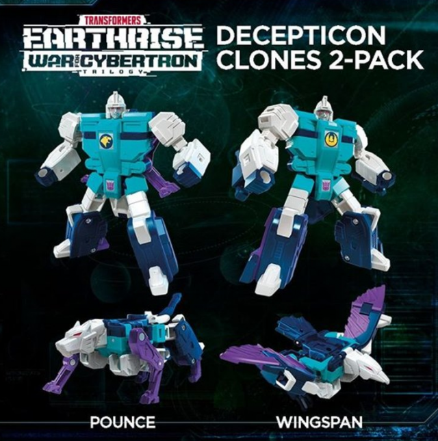 WFC-E30 Decepticon Clones Pounce and Wingspan Set of 2 Legends Class | Transformers Generations War for Cybertron Earthrise Chapter