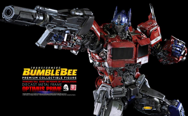 Optimus Prime Collectible Figure Premium Scale Collectible Figure | Transformers: Bumblebee | threezero