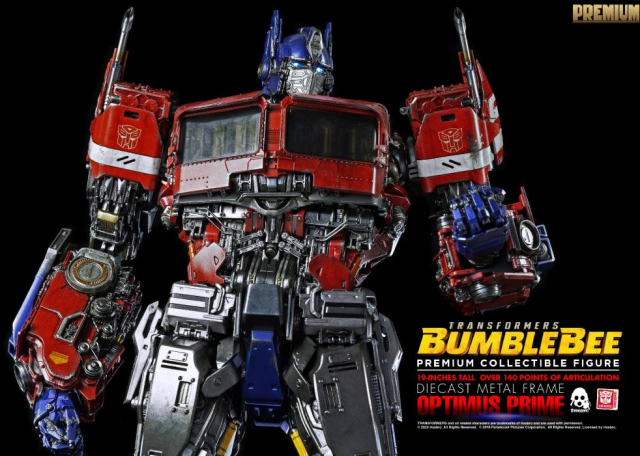 Optimus Prime Collectible Figure Premium Scale Collectible Figure | Transformers: Bumblebee | threezero