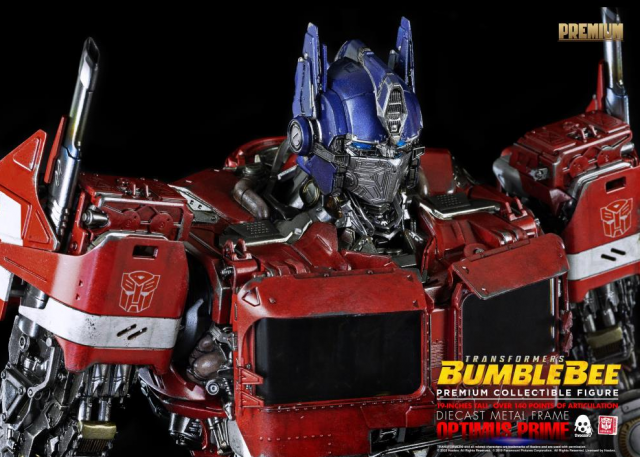 Optimus Prime Collectible Figure Premium Scale Collectible Figure | Transformers: Bumblebee | threezero