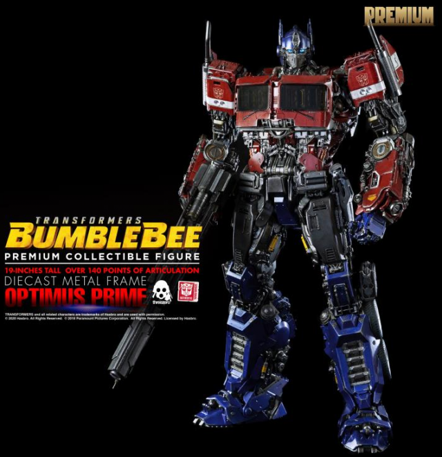 Optimus Prime Collectible Figure Premium Scale Collectible Figure | Transformers: Bumblebee | threezero