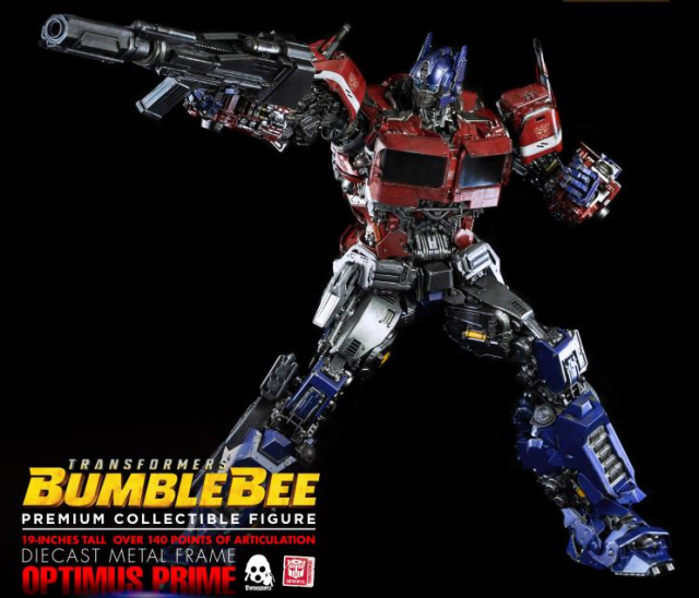 Optimus Prime Collectible Figure Premium Scale Collectible Figure | Transformers: Bumblebee | threezero