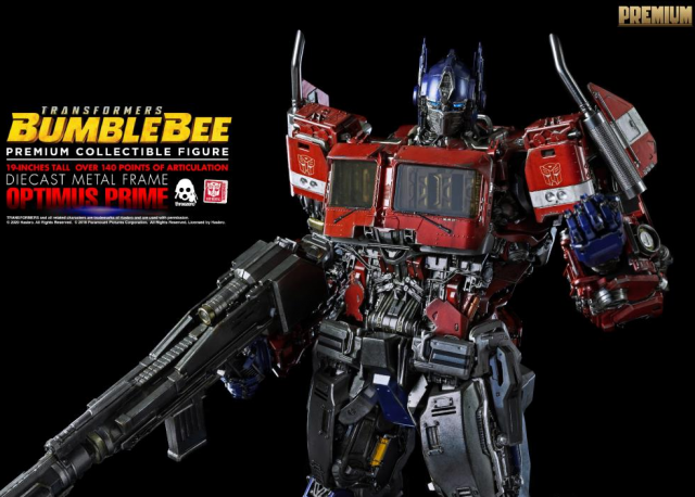 Optimus Prime Collectible Figure Premium Scale Collectible Figure | Transformers: Bumblebee | threezero