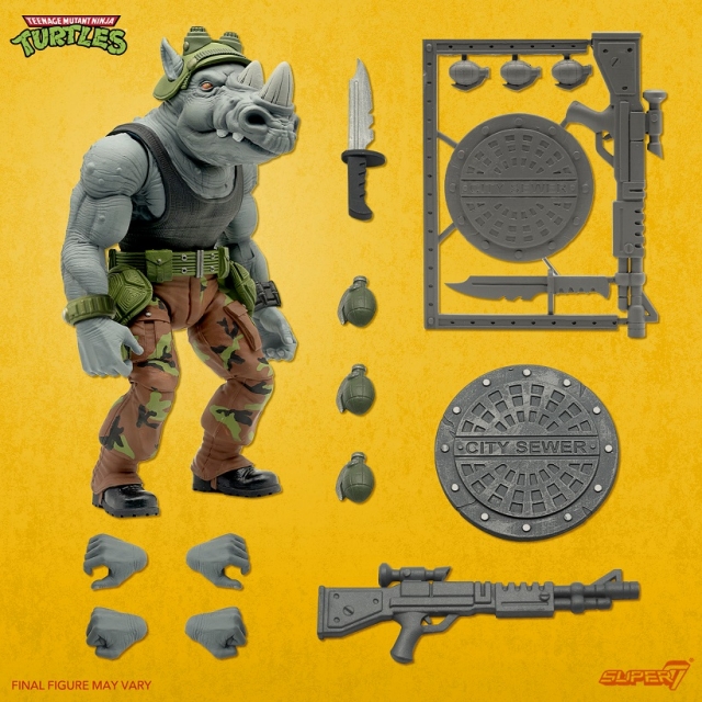 Rocksteady 7-inch Scale | Teenage Mutant Ninja Turtles Ultimates | Super7