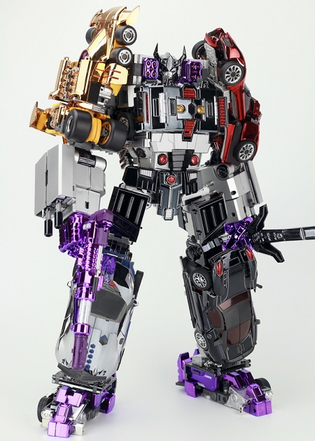 Havoc Car Combiner Set of 5 Metallic Version | Transformmission