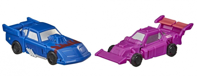 WFC-E15 Race Track Patrol 2-Pack Roller Force and Decepticon Ground Hog Micromaster Scale | Transformers Generations War for Cybertron Earthrise Chapter