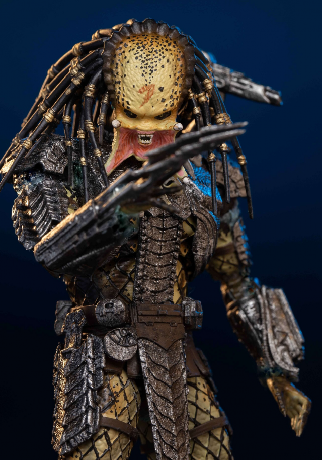 Scar Predator Unmasked Version PX Previews Exclusive 1:18 Scale | Alien Vs Predator | Hiya Toys