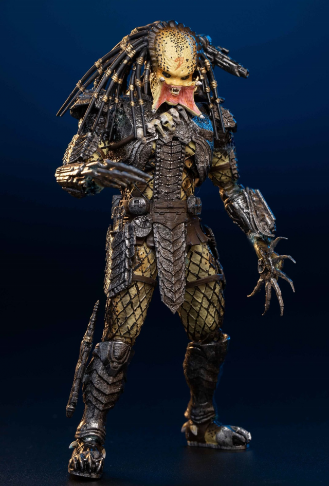 Scar Predator Unmasked Version PX Previews Exclusive 1:18 Scale | Alien Vs Predator | Hiya Toys