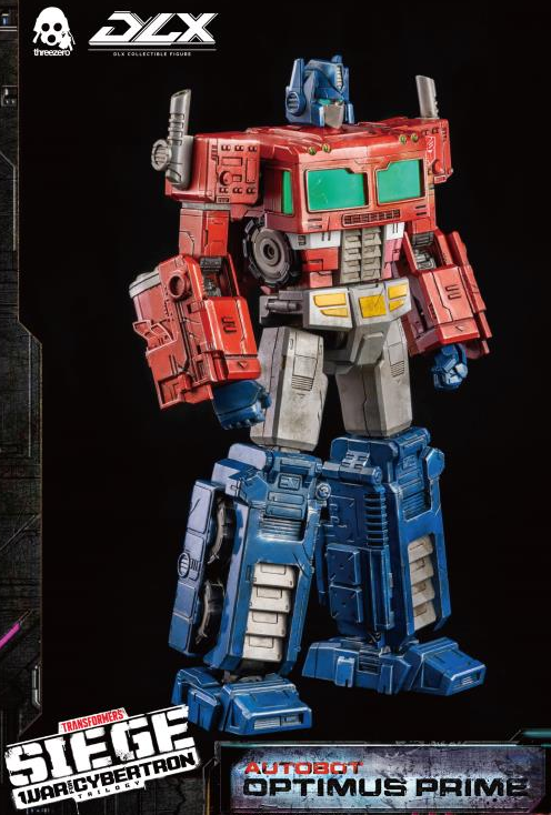 Optimus Prime Collectible Figure DLX Scale Collectible Figure | Transformers | threezero