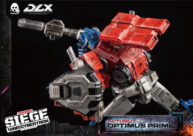 Optimus Prime Collectible Figure DLX Scale Collectible Figure | Transformers | threezero