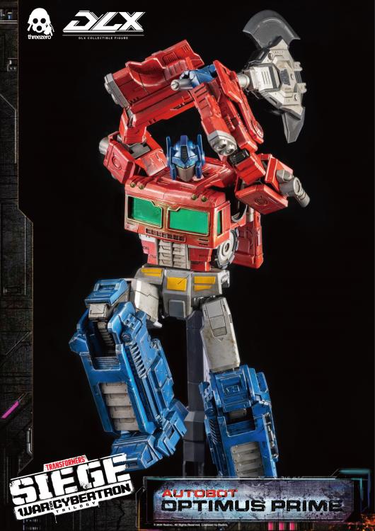 Optimus Prime Collectible Figure DLX Scale Collectible Figure | Transformers | threezero