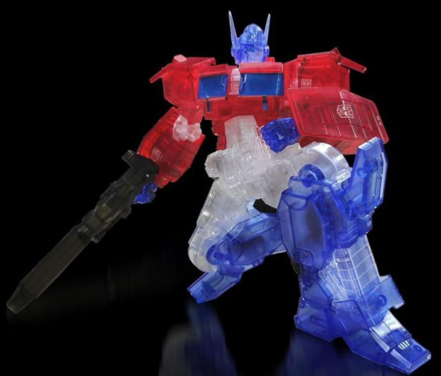 Transformers Furai Optimus Prime IDW Clear Version SDCC 2020 Exclusive Model Kit
