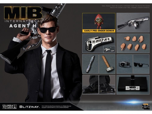 Men In Black: International Agent H 1:6 Scale Figure With Bonus | Blitzway Collectible Figure | TFSource