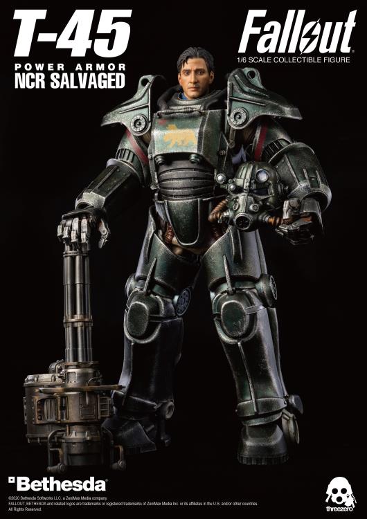 Threezero Fallout T-45 NCR Salvaged Power Armor 1:6 Scale Figure