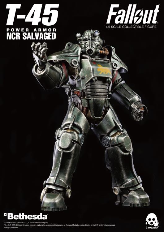 Threezero Fallout T-45 NCR Salvaged Power Armor 1:6 Scale Figure