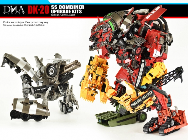 DK-20 Upgrade Kit for Transformers Studio Series 69 Devastator Set of 8 | Dna Design | Upgrade Kit