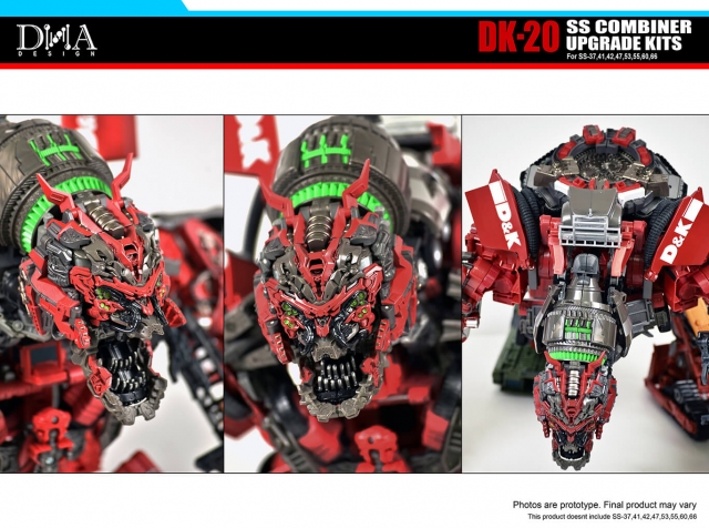 DK-20 Upgrade Kit for Transformers Studio Series 69 Devastator Set of 8 | Dna Design | Upgrade Kit
