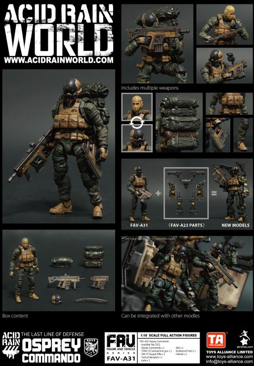 FAV-A31 Osprey Commando 1:18 Scale | Acid Rain Fav