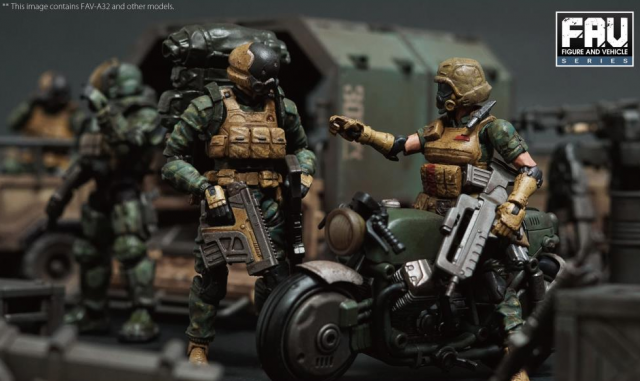 FAV-A32 Combat Instructor Kelsey 1:18 Scale | Acid Rain Fav