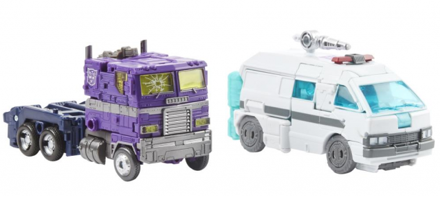WFC-GS17 Shattered Glass Optimus Prime and Ratchet | Transformers Generations Selects War for Cybertron Trilogy