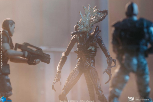 Alien Warrior Headshot Version PX Previews Exclusive 1:18 Scale | Aliens | Hiya Toys