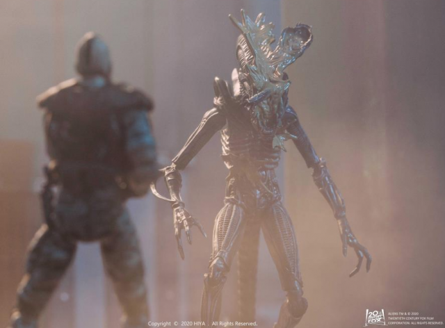 Alien Warrior Headshot Version PX Previews Exclusive 1:18 Scale | Aliens | Hiya Toys