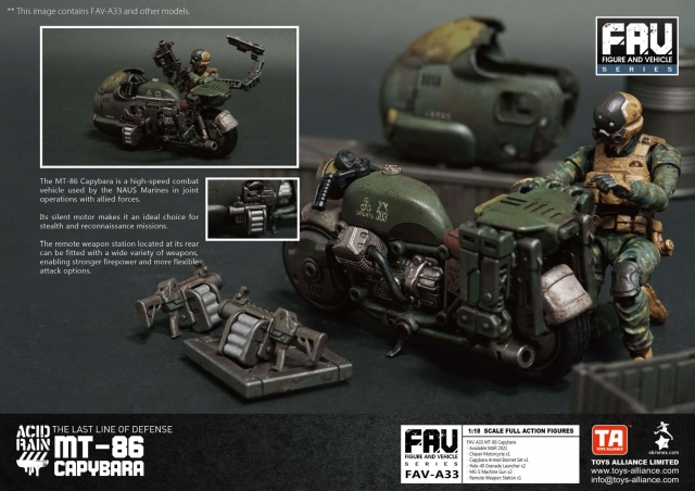 FAV-A33 MT-86 Capybara 1:18 Scale | Acid Rain Fav