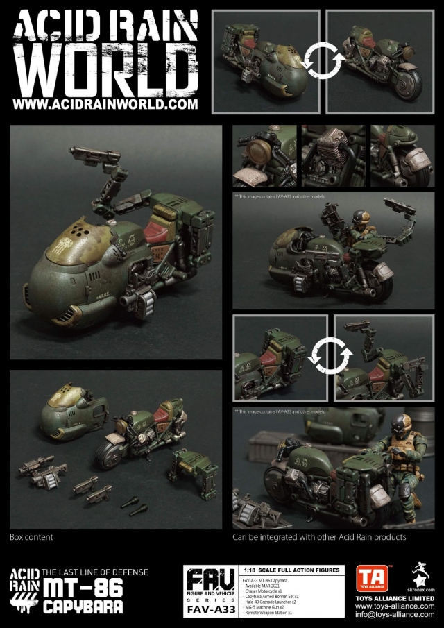 FAV-A33 MT-86 Capybara 1:18 Scale | Acid Rain Fav