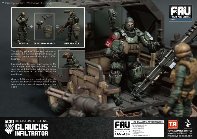 FAV-A10 Seth Ranger 1:18 Scale | Acid Rain Fav