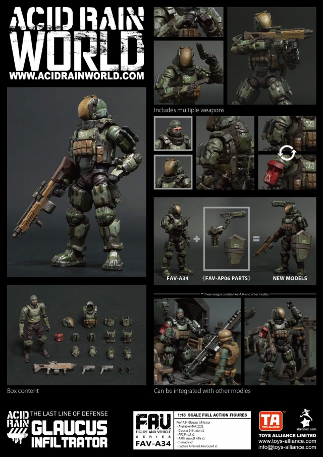 FAV-A10 Seth Ranger 1:18 Scale | Acid Rain Fav