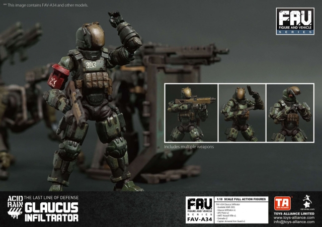 FAV-A10 Seth Ranger 1:18 Scale | Acid Rain Fav
