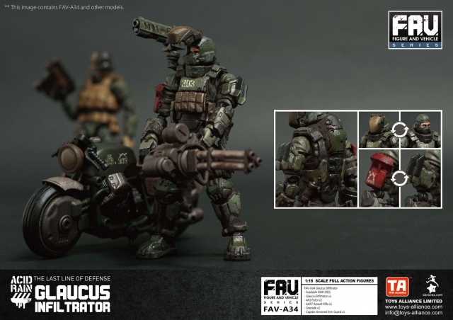 FAV-A10 Seth Ranger 1:18 Scale | Acid Rain Fav