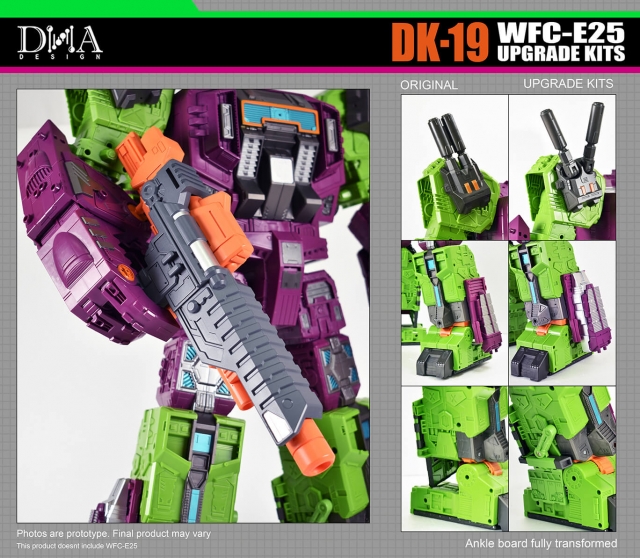 DK-19 Upgrade Kit for Transformers WFC: Earthrise WFC-E25 Titan Scorponok | Dna Design | Upgrade Kit