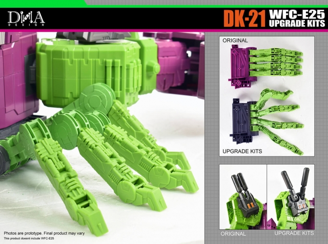 DK-21 Upgrade Kit for Transformers WFC: Earthrise WFC-E25 Titan Scorponok | Dna Design | Upgrade Kit