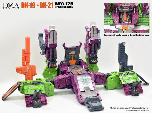 DK-21 Upgrade Kit for Transformers WFC: Earthrise WFC-E25 Titan Scorponok | Dna Design | Upgrade Kit