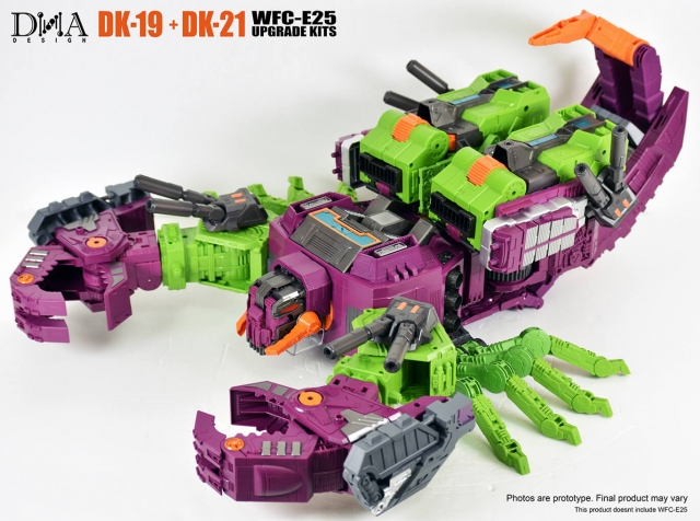 DK-21 Upgrade Kit for Transformers WFC: Earthrise WFC-E25 Titan Scorponok | Dna Design | Upgrade Kit