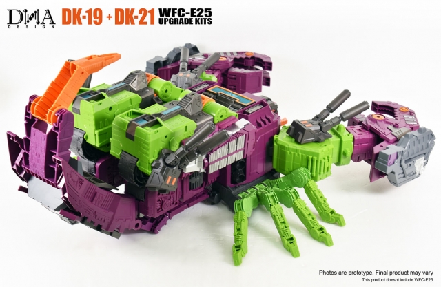 DK-21 Upgrade Kit for Transformers WFC: Earthrise WFC-E25 Titan Scorponok | Dna Design | Upgrade Kit