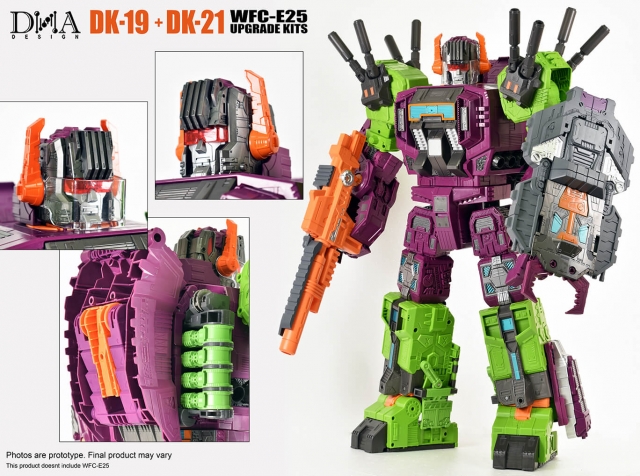 DK-21 Upgrade Kit for Transformers WFC: Earthrise WFC-E25 Titan Scorponok | Dna Design | Upgrade Kit