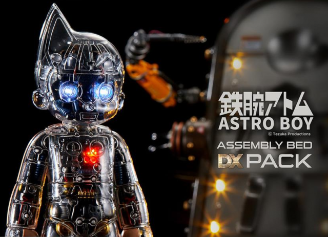 Astro Boy Clear Version Superb Anime Statue and Assembly Bed DX Pack | Blitzway Collectible Figure | TFSource