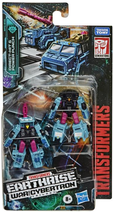 WFC-E40 Battle Squad 2-Pack Direct-Hit and Power Punch Micromaster Scale | Transformers Generations War for Cybertron Earthrise Chapter