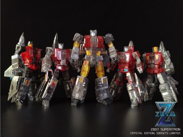 ZB-07 Superitron Combiner Crystal Edition Set of 5 Figures | Zeta Toys