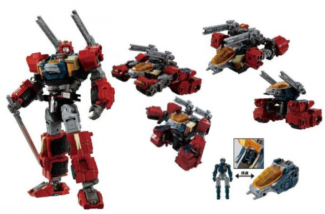 DA-69 Triverse Tridasher Sun Burst Version Exclusive | Diaclone Reboot