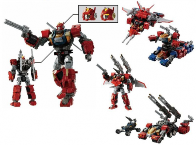 DA-69 Triverse Tridasher Sun Burst Version Exclusive | Diaclone Reboot