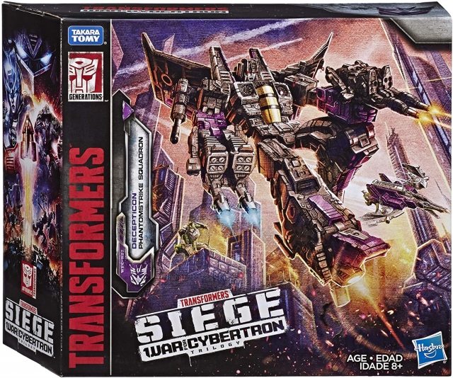WFC-S27 Decepticon Phantomstrike Squadron 4 Pack Voyager Class | Transformers Generations War for Cybertron Siege Chapter