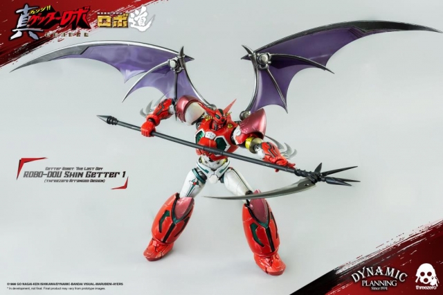 Threezero Getter Robo Armageddon ROBO-DOU Shin Getter 1 Anime Color Version